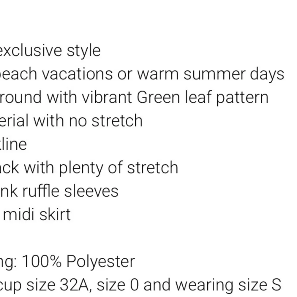 Baltic Born Encinitas Black and Green palm maxi Dress large - Picture 12 of 13